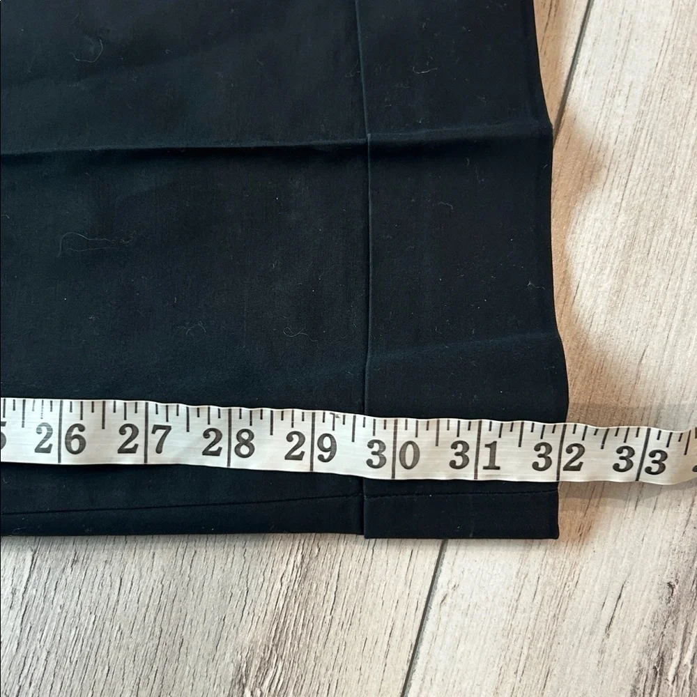 Banana Republic Jackson Fit black wide leg trouser pants size 8